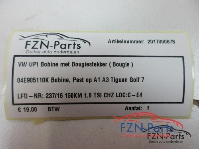 Bobine Volkswagen Golf (22740760), Enlèvement ou Envoi, Utilisé