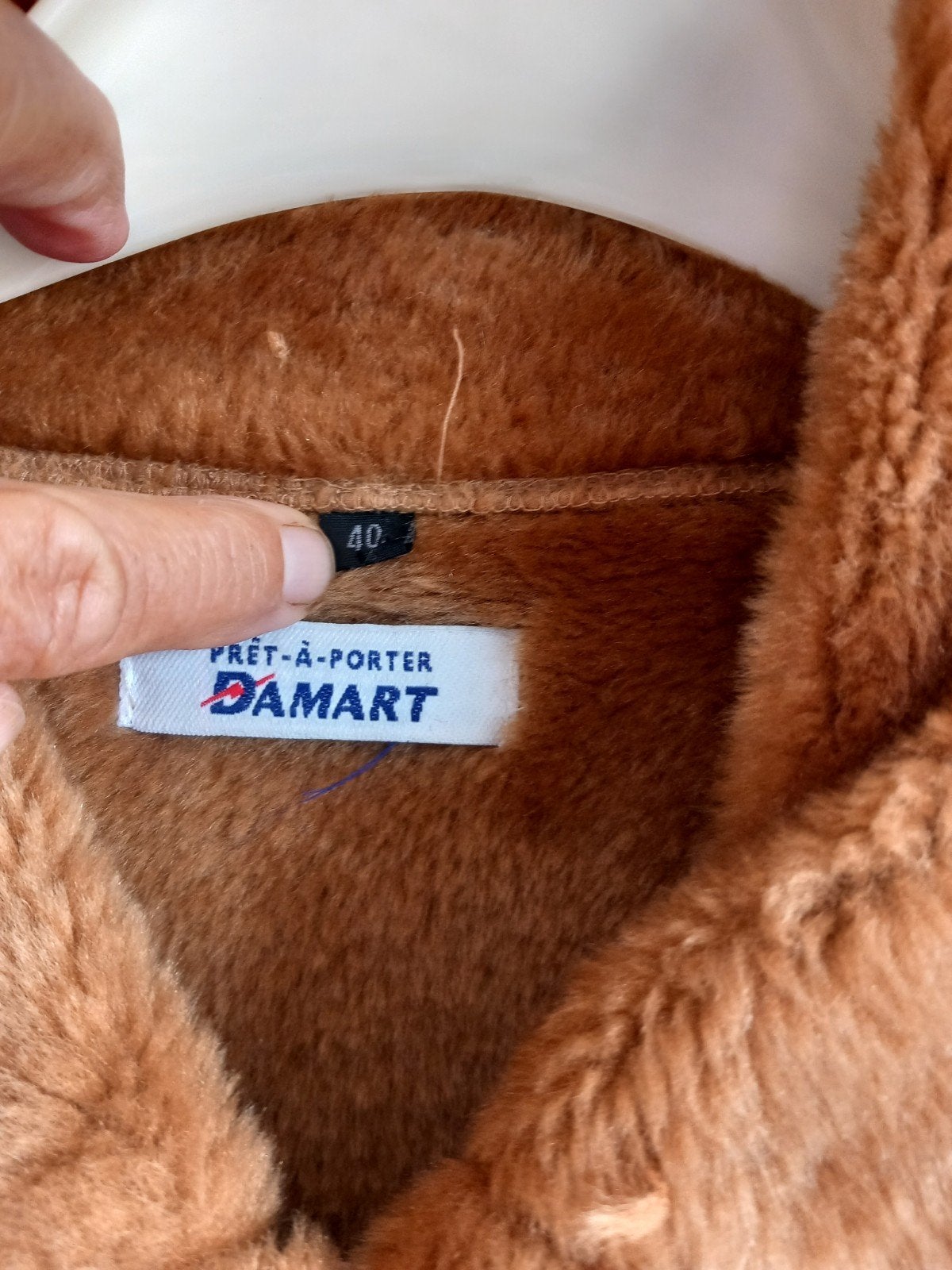 magnifique veste fourrée,  Damart. taille 40, Taille 38/40 (M), Enlèvement ou Envoi, Beige, Comme neuf