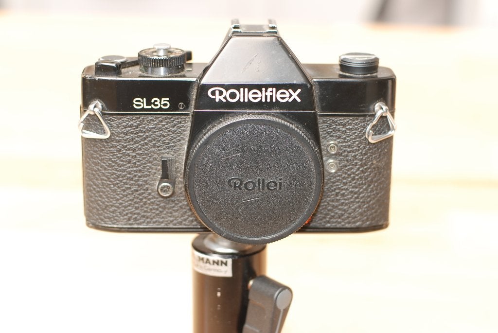 Rolleiflex SL35 - Version noire - Fabriqué en Allemagne, Enlèvement ou Envoi, Utilisé, Reflex miroir, Autres Marques