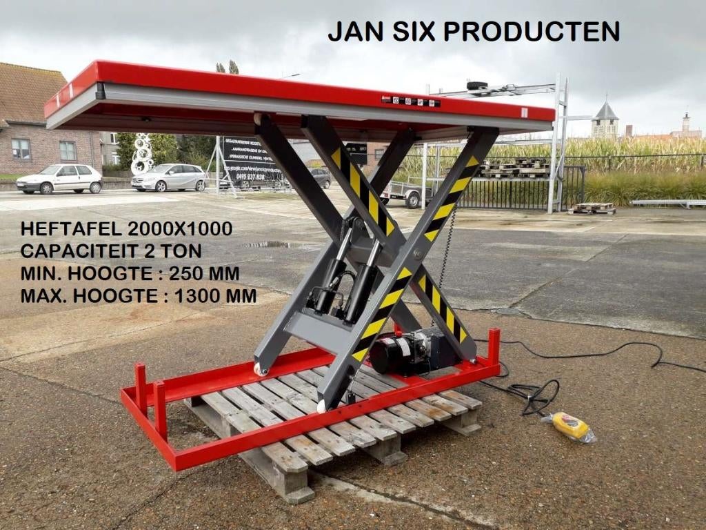 HEFTAFEL / LASTAFEL AFMETINGEN 2000 x 1000 : 1925 €, Enlèvement