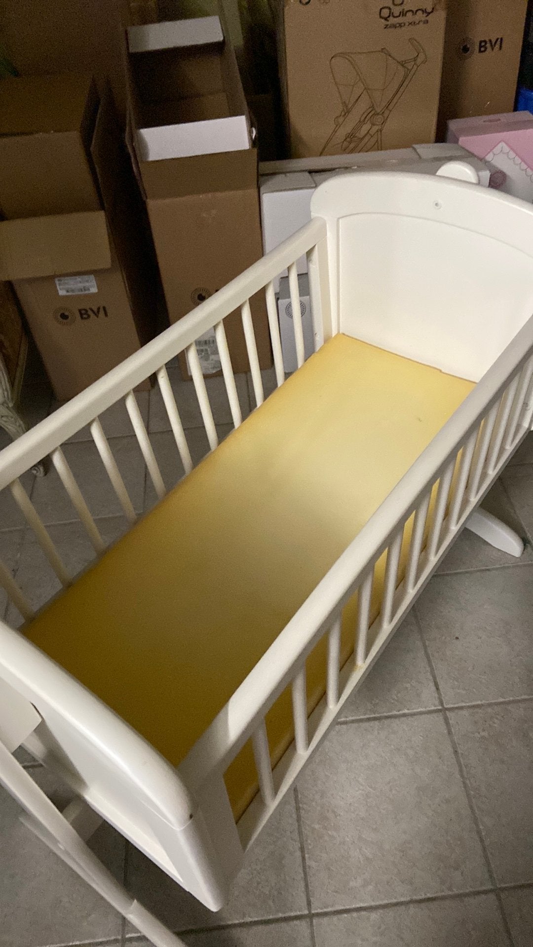 Mooi baby wiegje, Ophalen, Gebruikt