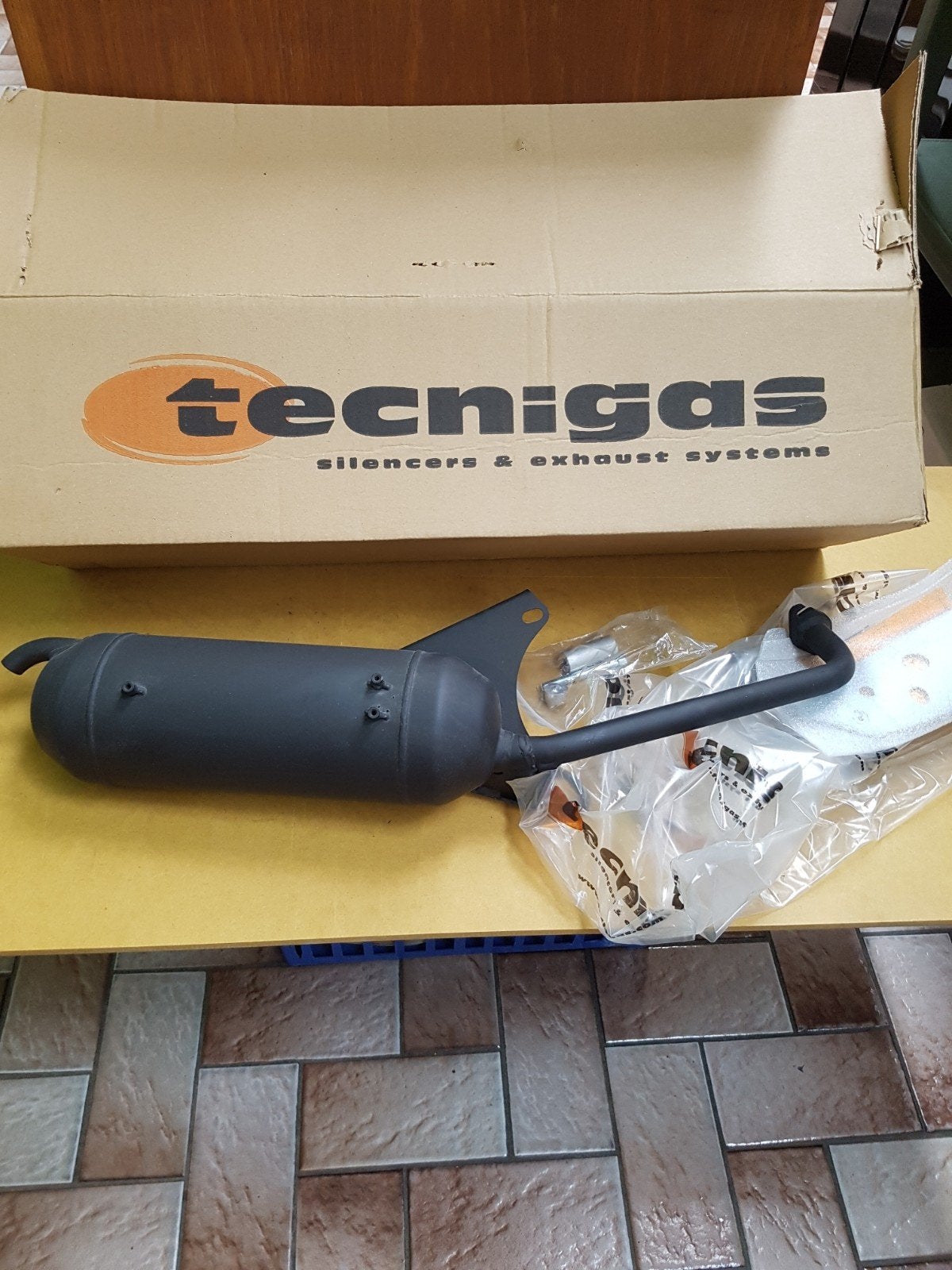 Sym Mio-4T Tecnigas Silent Pro Echappement, Fietsen en Brommers, Brommeronderdelen | Scooters, Ophalen of Verzenden, SYM