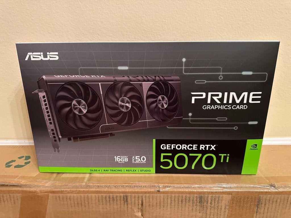 ASUS GeForce RTX 5070 Ti OC 16GB - - SEALED, Computers en Software, Videokaarten, Ophalen, Nieuw, Nvidia