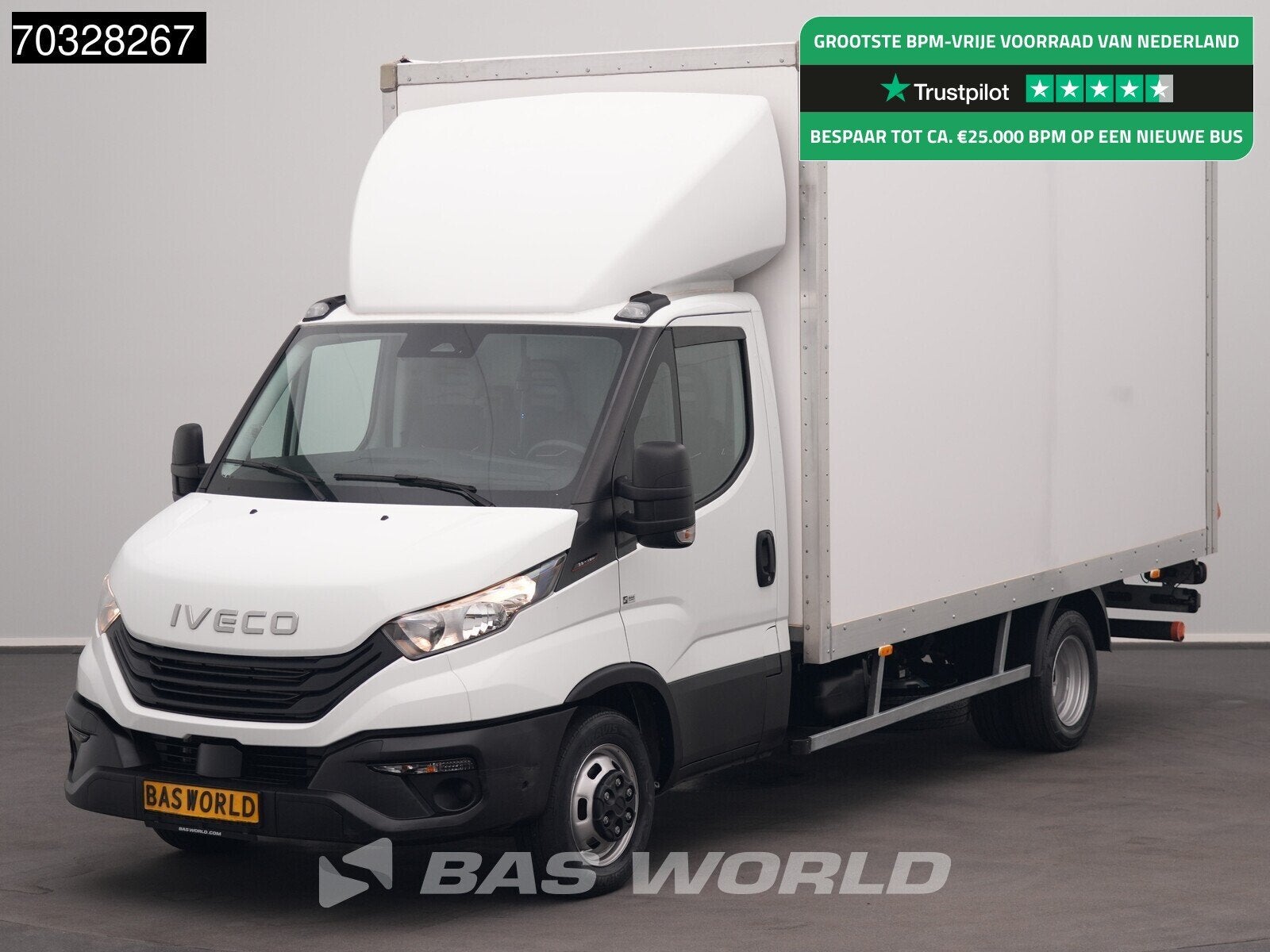 Iveco Daily 35C16 3.0L Laadklep NEW MODEL Dubbellucht 160PK, Auto's, Bestelwagens en Lichte vracht, Stof, Gebruikt, Euro 6, 4 cilinders