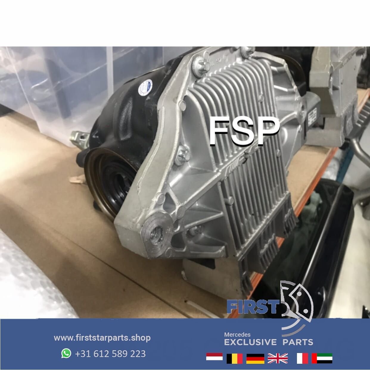 W205 C KLASSE 63 S AMG DIFFERENTIEEL COMPLEET Mercedes C63 S, Auto-onderdelen, Gebruikt, -, Ophalen of Verzenden, -