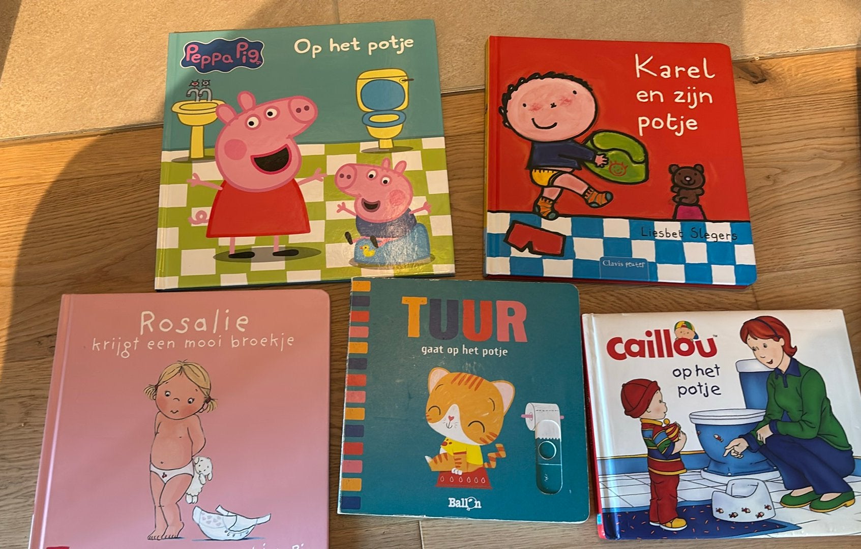Karel en zijn potje / Peppa pig op het potje / Rosalie..., Ophalen, Zo goed als nieuw
