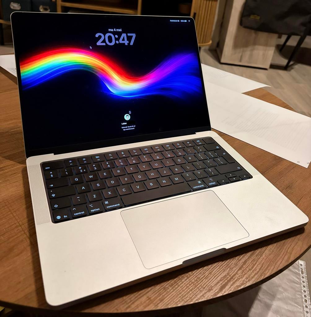 Macbook Pro M5 14” 16/512gb ALS NIEUW garantie QWERTY, Computers en Software, Apple Macbooks, Qwerty, Ophalen of Verzenden, Zo goed als nieuw