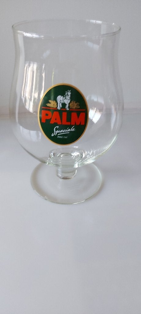 Palm speciale 3 liter glas mondgeblazen-handwerk, Verzamelen, Ophalen of Verzenden, Zo goed als nieuw, Glas of Glazen, Palm