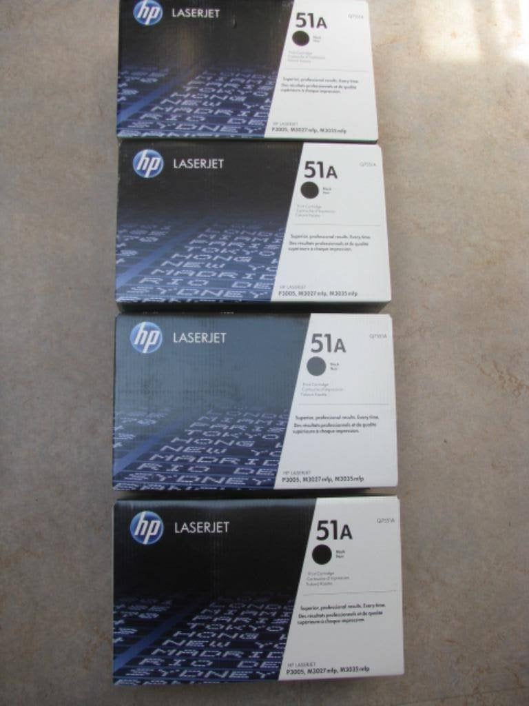 Nog 3 toners HP Q7551A (HP 51A) HP P3005-M3027mfp-M3035mfp, Informatique & Logiciels, Fournitures d'imprimante, Enlèvement ou Envoi