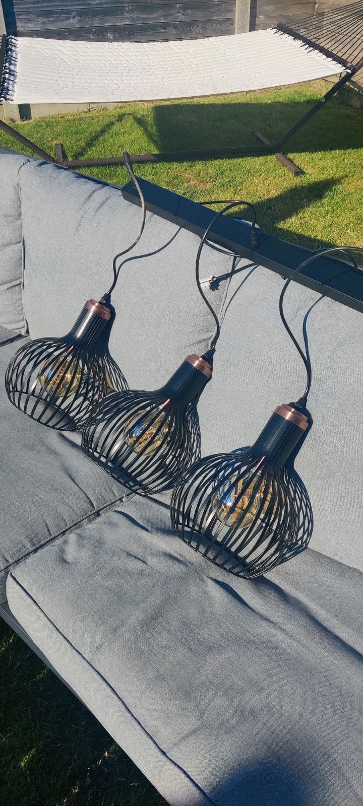 Hanglampen met sfeerverlichting, Ophalen