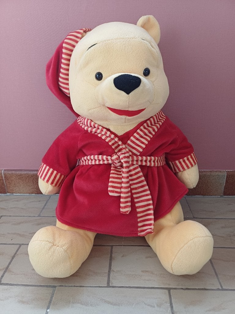 Grande peluche Winnie, Disney, Avec vêtements ou accessoires, Utilisé, Ours
