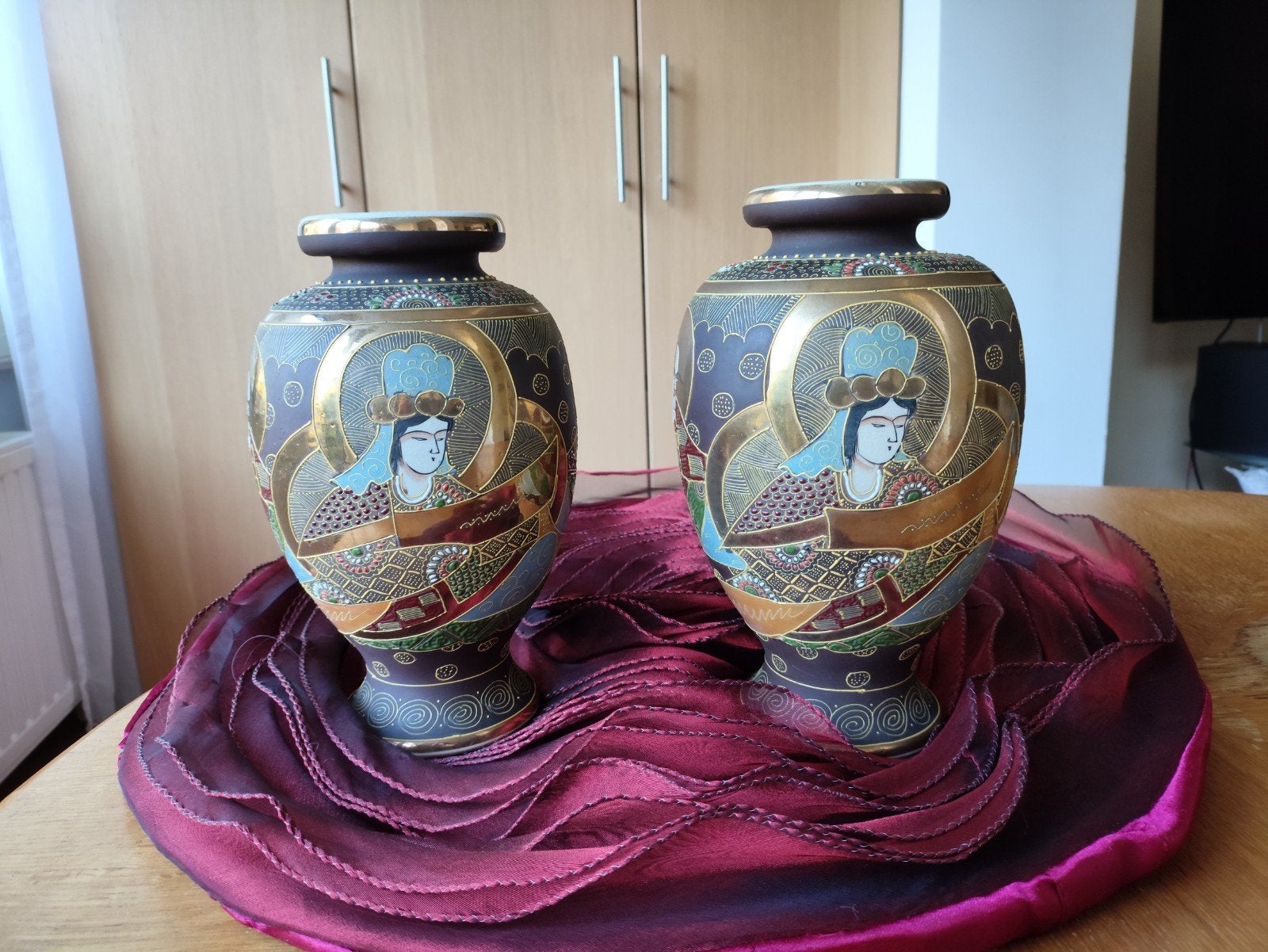 2 Satsuma vases, très bon état, Antiquités & Art, Enlèvement
