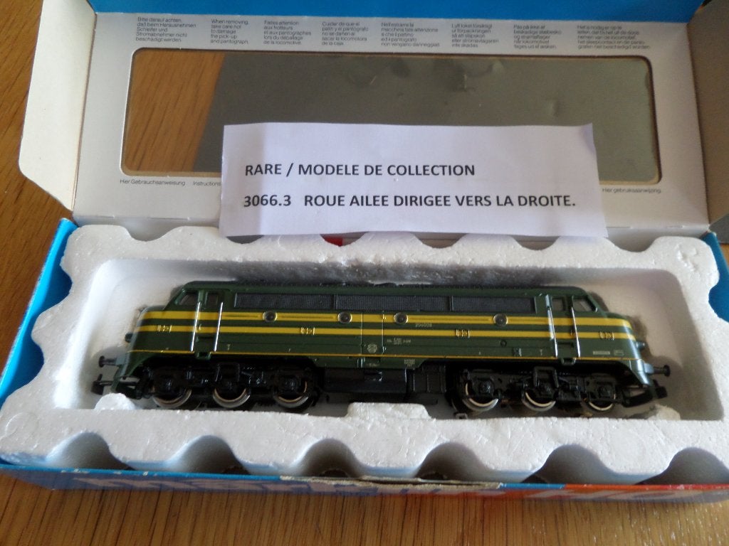 MARKLIN HO SNCB NMBS ref 3066 RARE version roue inversée, Hobby & Loisirs créatifs, Trains miniatures | HO, Envoi, Neuf, Locomotive