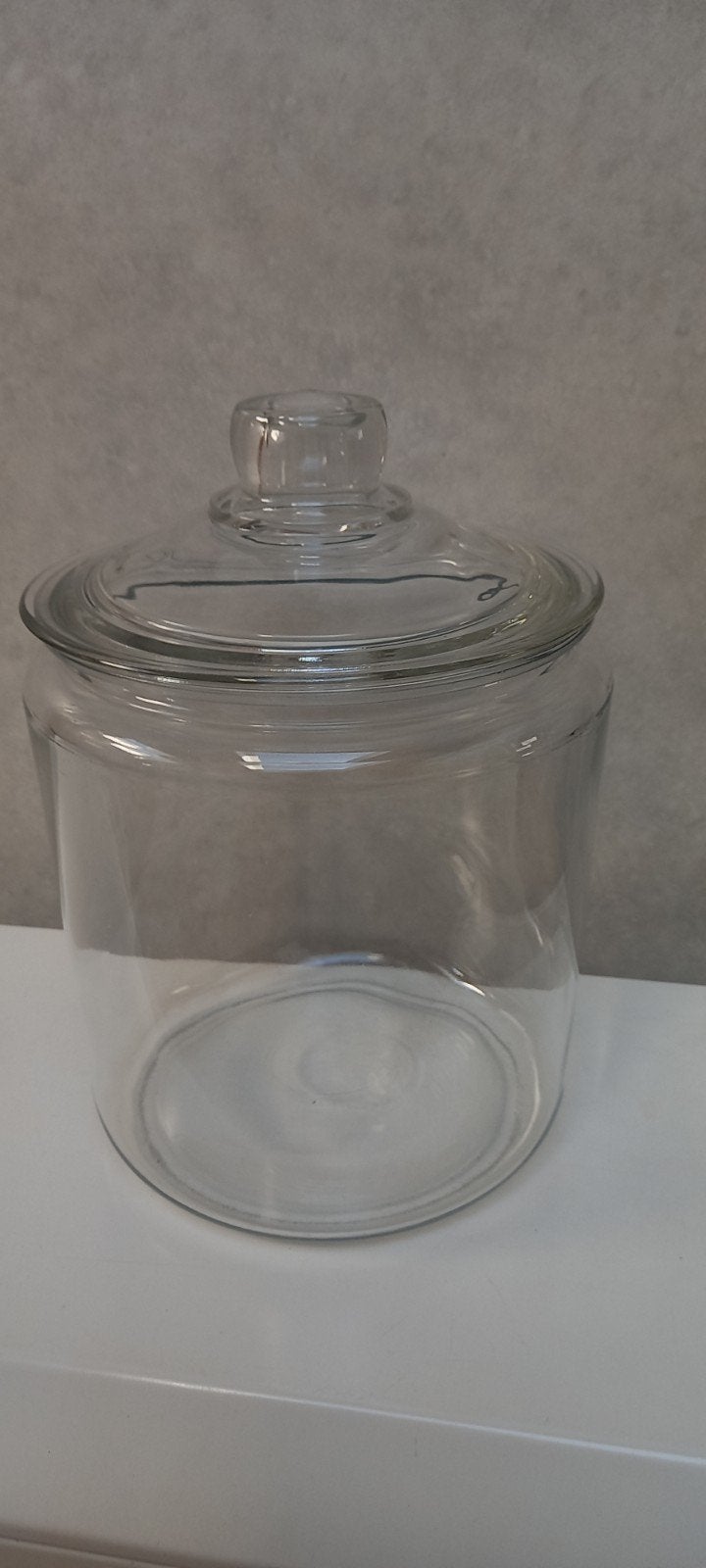 glazen voorraadpot +-25cm, Convient pour l'extérieur, Enlèvement ou Envoi, 17 cm, Verre