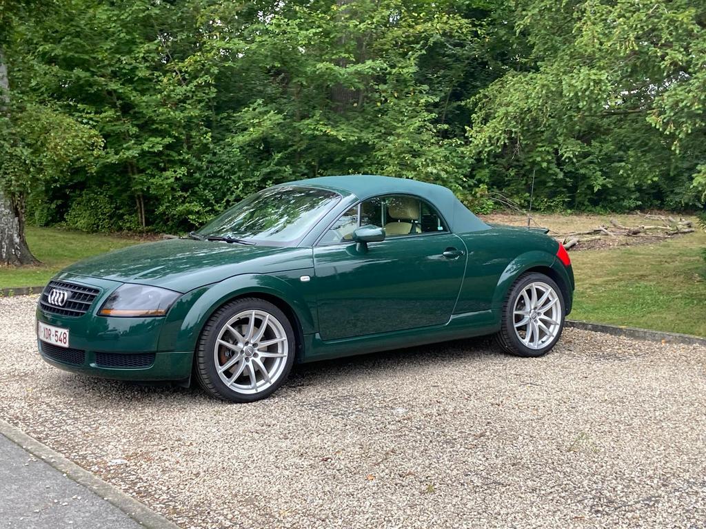 Audi TT roadster goodwood green, Auto's, Voorwielaandrijving, TT, 4 cilinders, Cabriolet