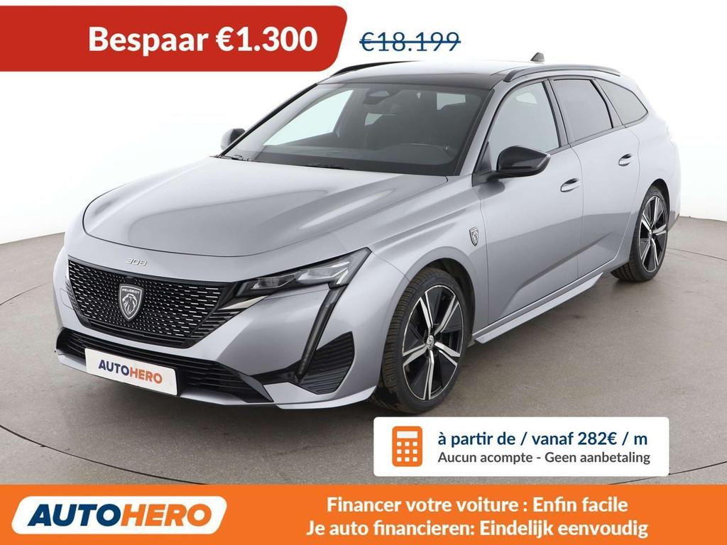 Peugeot 308 1.2 PureTech GT (bj 2022, automaat), Auto's, Peugeot, Gebruikt, Alcantara, 96 kW, 5 deurs