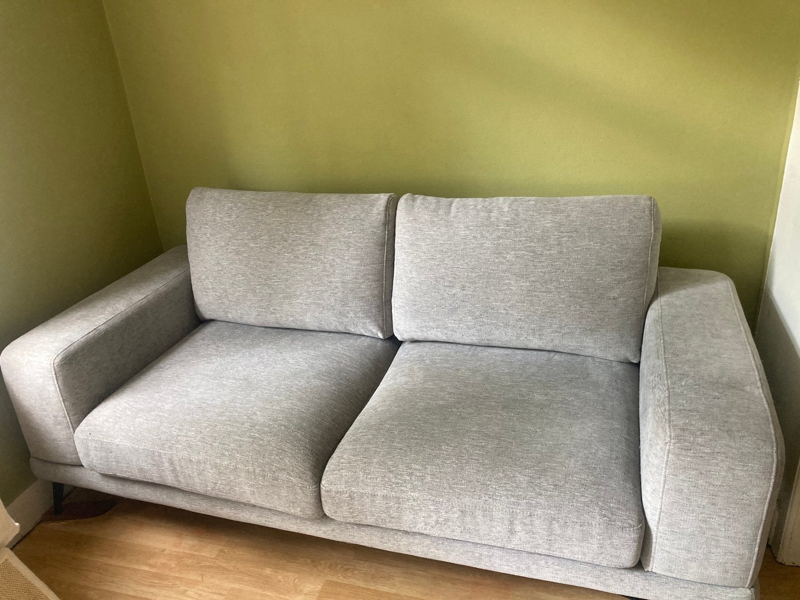 Zetel te koop, Ophalen, Tweepersoons, 75 tot 100 cm, Zo goed als nieuw