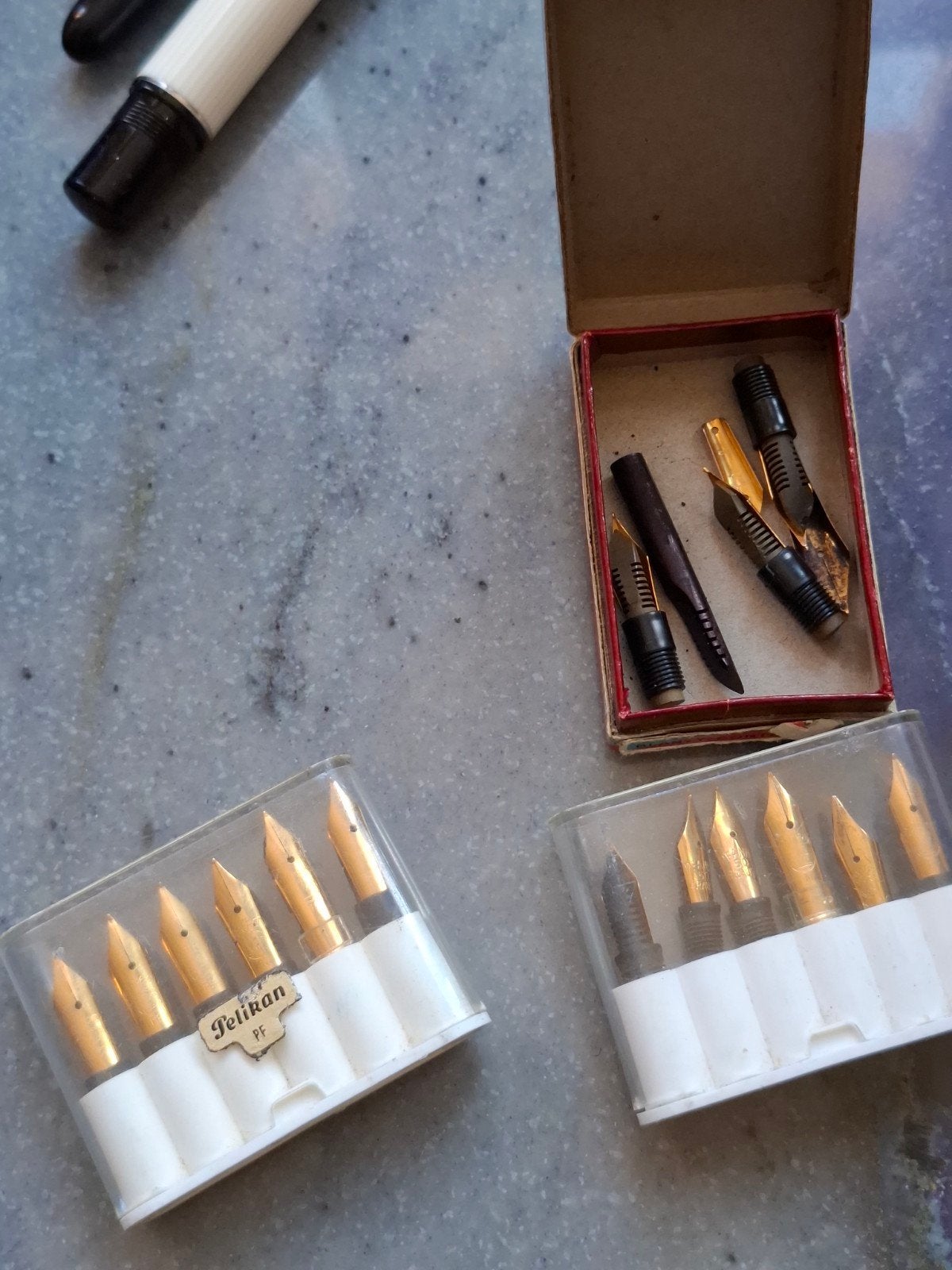 Verzameling penpunten Pelikan, Brausen, Warranted, Collections, Enlèvement ou Envoi