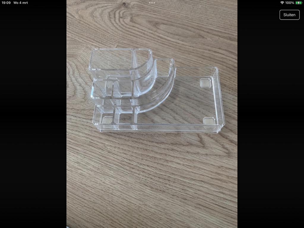 Organizer plexi, Ophalen of Verzenden, Nieuw