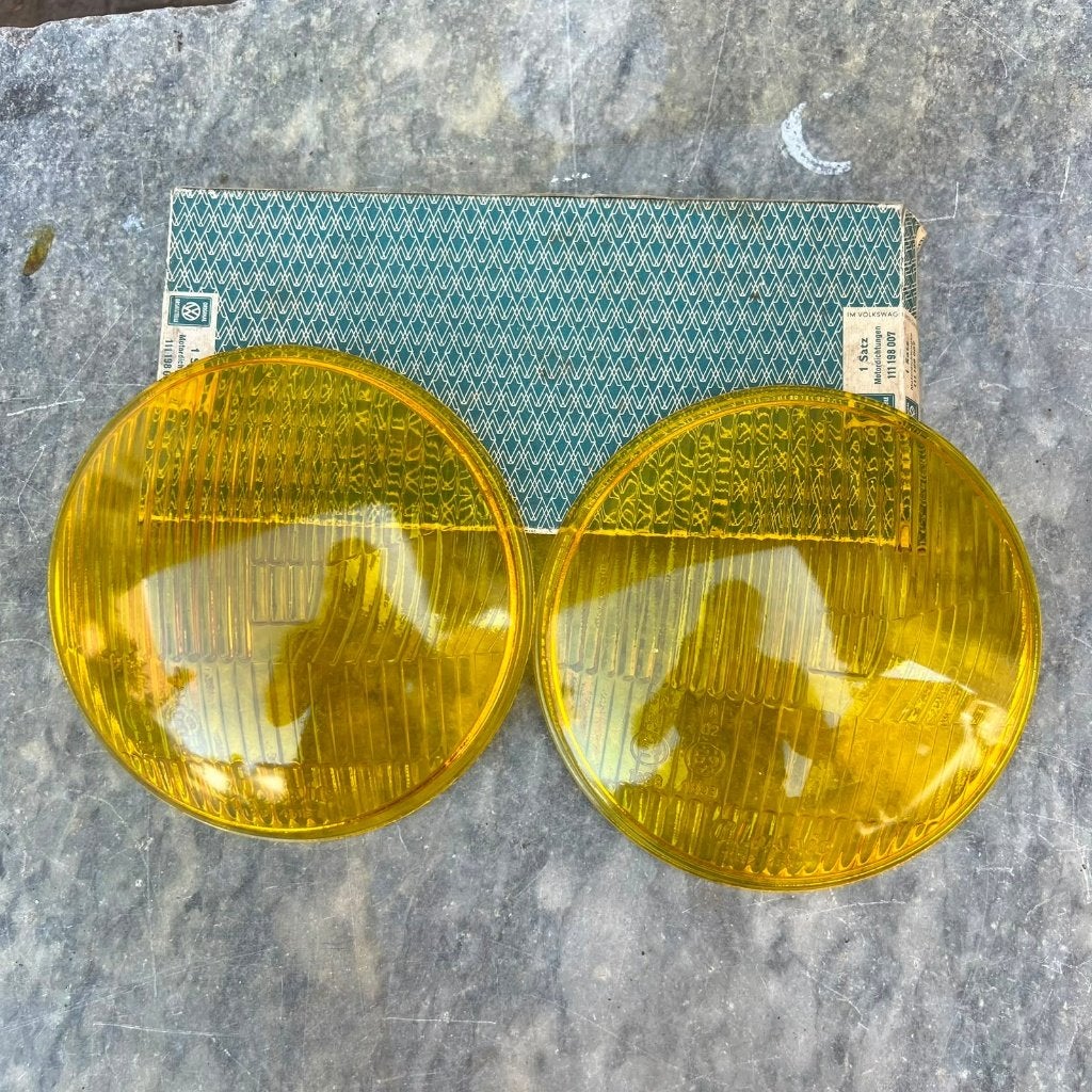 Verres de phares jaunes pour VW KG T14, Enlèvement ou Envoi, Utilisé