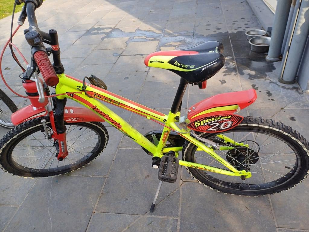 Mooie stoere jongensfiets met versnellingen en staander, Fietsen en Brommers, Ophalen, Gebruikt, Shimano, Versnellingen