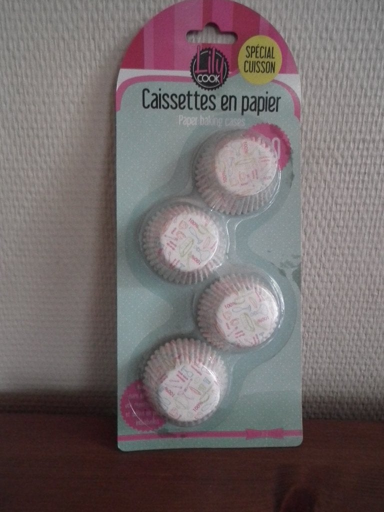Papieren doosjes, speciaal baksel (Lily Cook) nieuw, Verzenden, Nieuw, Cupcakes, Bakvorm