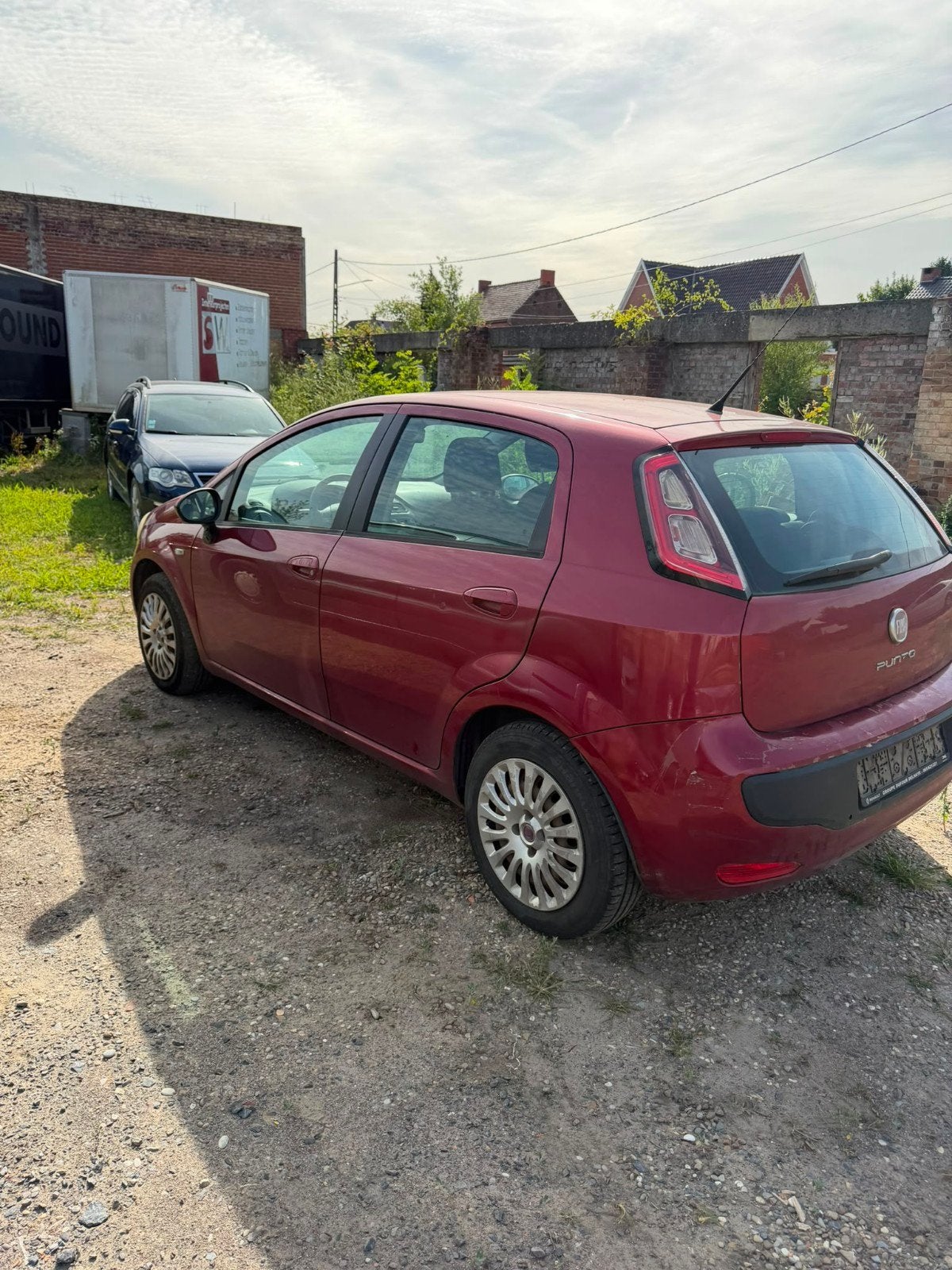 Fiat Punto diesel, Autos, Fiat, Rouge, Achat, Boîte manuelle, Noir