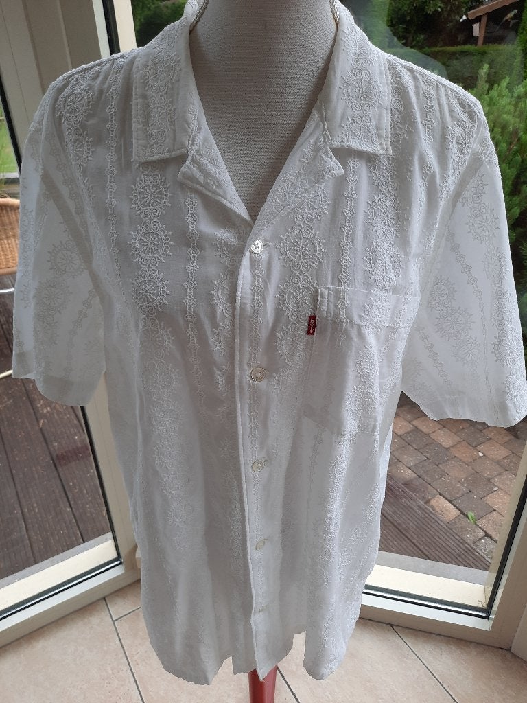 Mooie blouse LEVI'S - M/XL, Verzenden, Wit, Maat 42/44 (L), Zo goed als nieuw