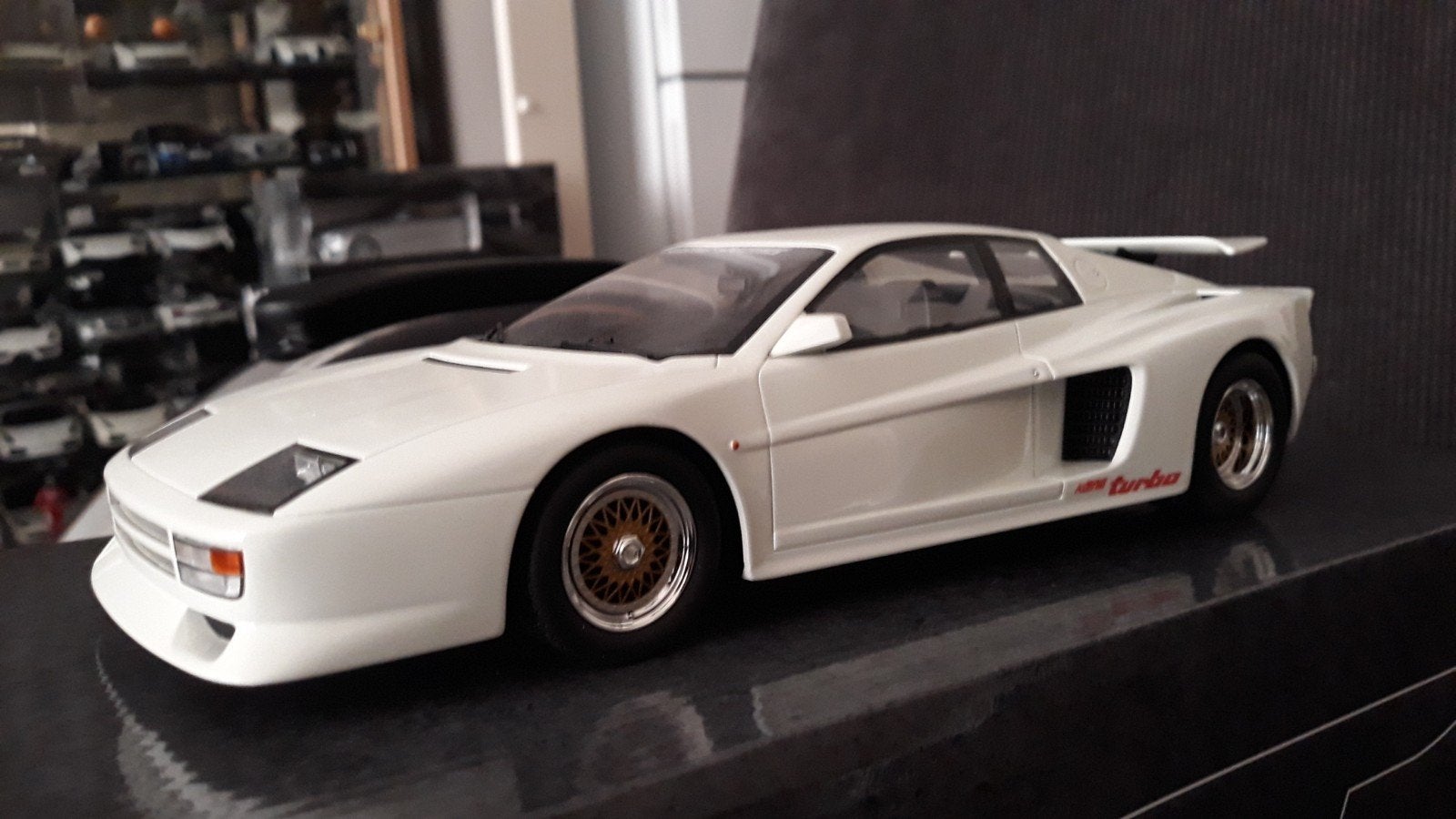 GT SPIRIT 1/18 Ferrari Testarossa Bi Turbo Koenig, Hobby en Vrije tijd, Modelauto's | 1:18, Ophalen of Verzenden, Zo goed als nieuw