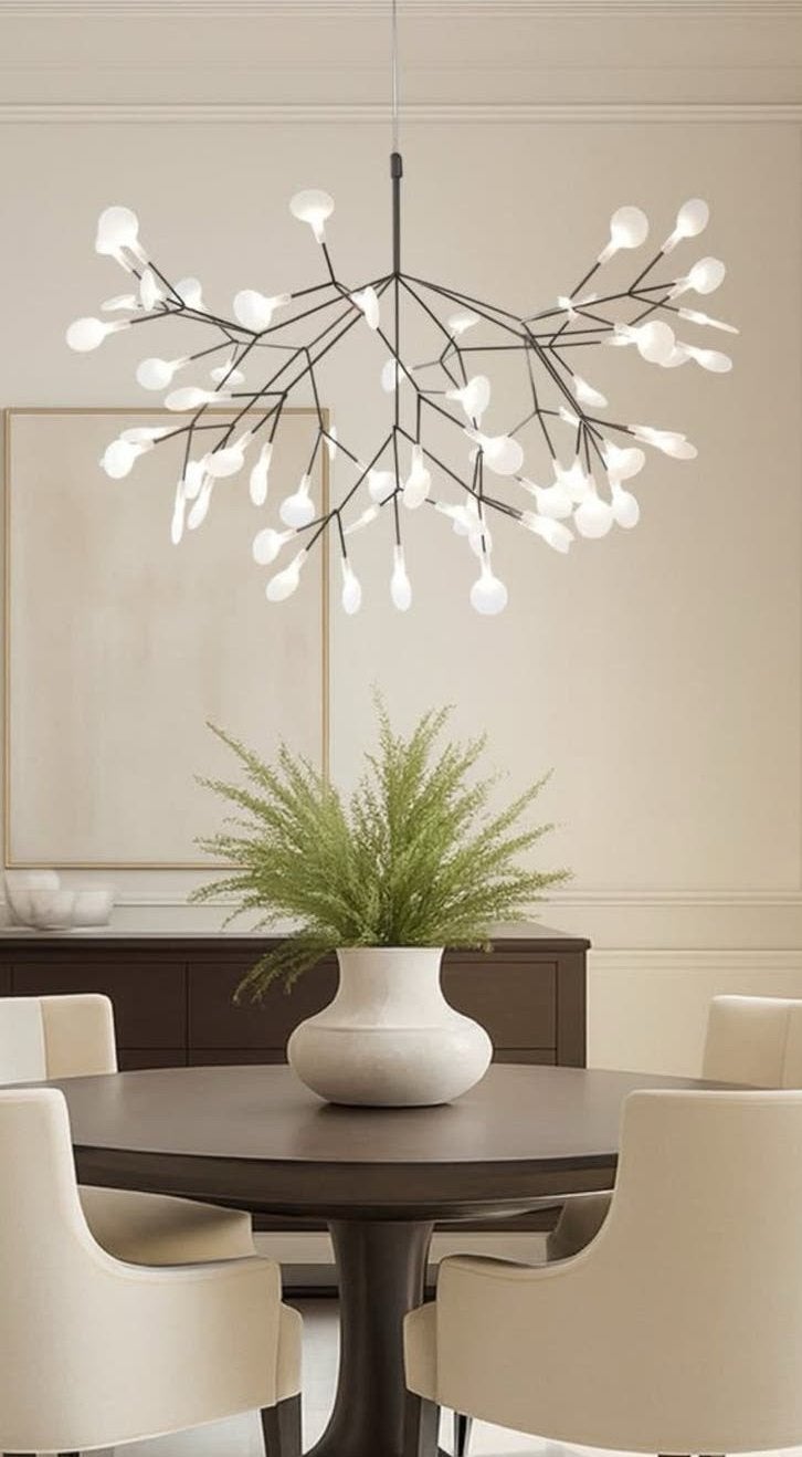 Mysa Lights Design Chandelier Nieuw in Doos / twv €500, Maison & Meubles, Tabourets, Enlèvement ou Envoi, Neuf, Échantillon
