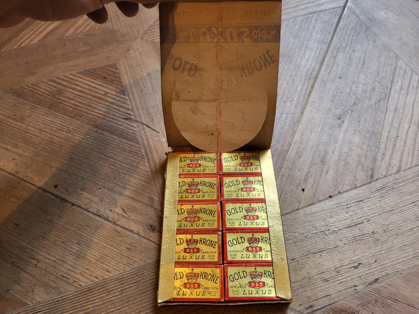boîte complète lames rasoir Luxus, Allemagne 2WW, Collections, Envoi