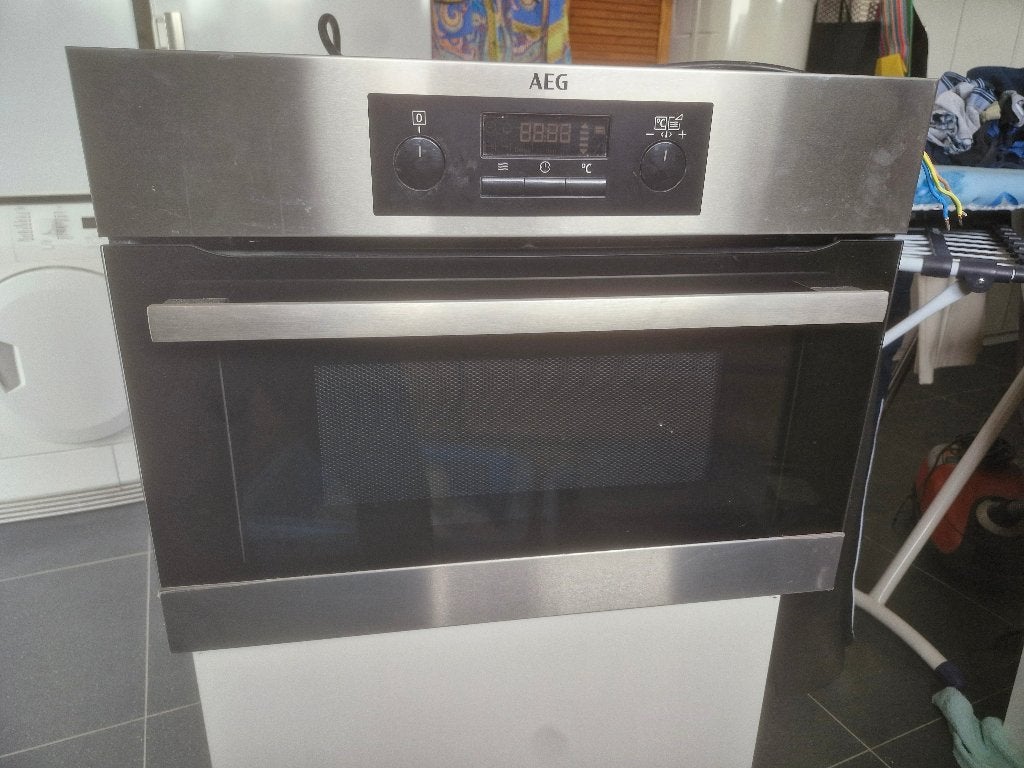 Combiquick hetelucht oven + magnetron, Elektronische apparatuur, Ophalen, Gebruikt, Oven, AEG