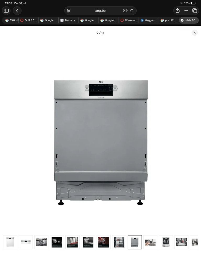 AEG vaatwas serie 6000 (nieuw) Satelliteclean, Elektronische apparatuur, Vaatwasmachines, Energieklasse A of zuiniger, 60 cm of meer