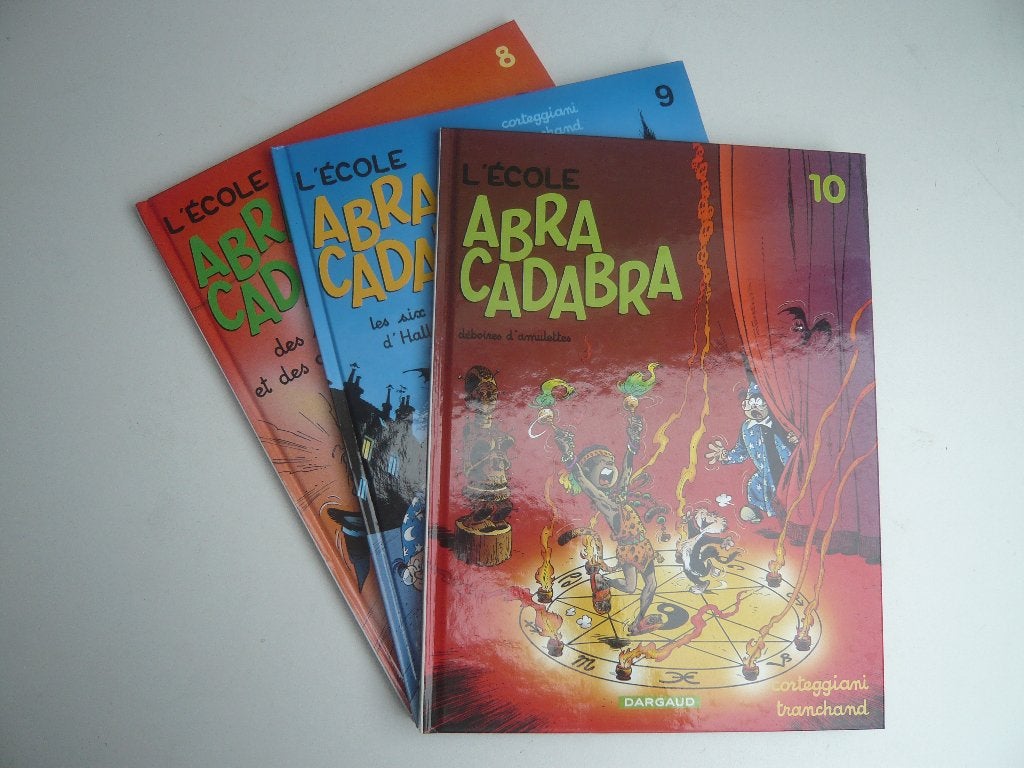 Bd L'ECOLE ABRACADABRA 8 à 10 (EO état neuf) de TRANCHAND, Zo goed als nieuw, Meerdere stripboeken, CORTEGGIANI / TRANCHAND, Ophalen of Verzenden