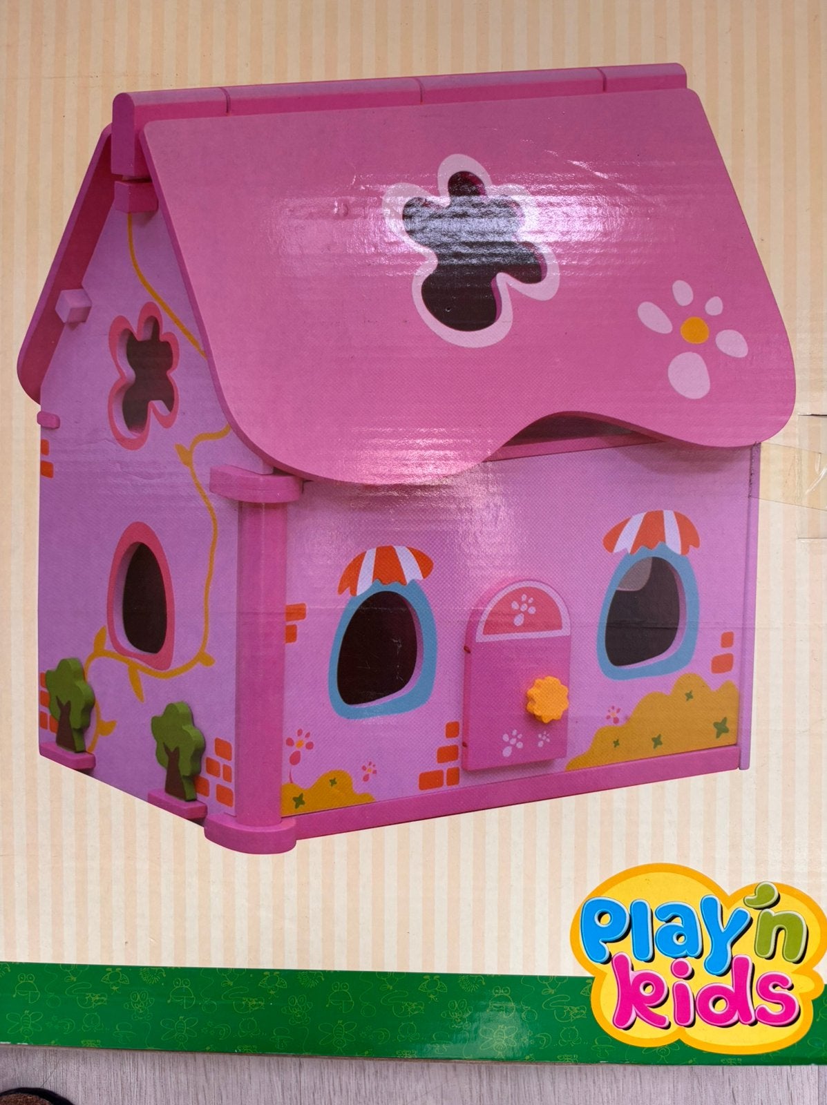 Houten roos speelhuisje NIEUW, Ophalen, Nieuw, Hout