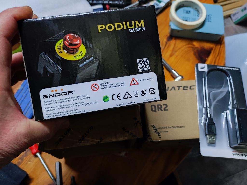 Fanatec Podium Kill Switch and Remote Power Button FANATEC, Ophalen of Verzenden, Zo goed als nieuw, Fanatec