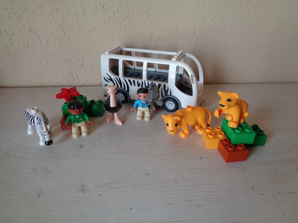 LEGO Duplo Ville Dierentuinbus - 10502, Gebruikt, Ophalen of Verzenden, Duplo, Complete set