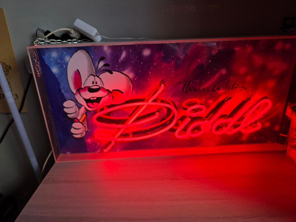 Diddl led lamp, Verzamelen, Diddl, Ophalen, Diddl, Zo goed als nieuw, Overige typen