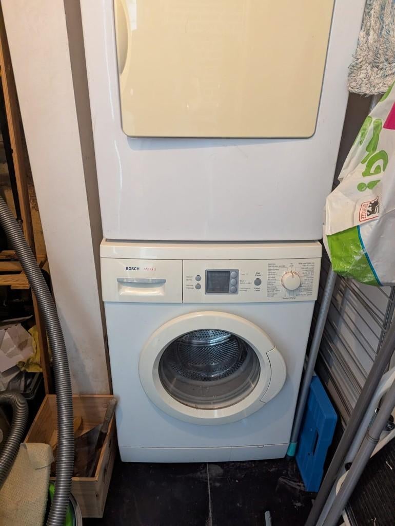 Wasmachine en droogkast bosh, Ophalen, 90 tot 95 cm, Energieklasse A of zuiniger, Bovenlader