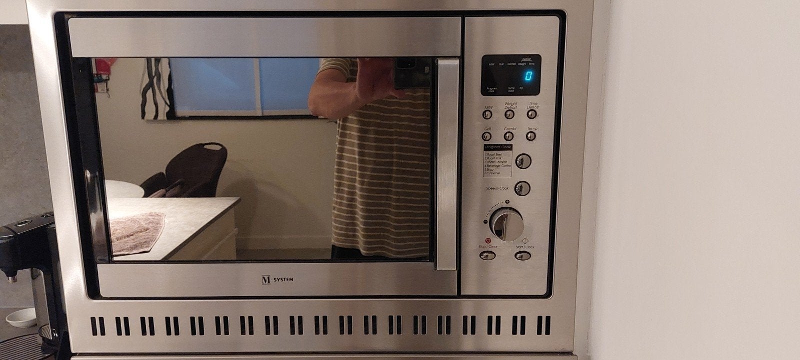 combi microgolfoven, Elektronische apparatuur, Microgolfovens, Ophalen, Grill, Zo goed als nieuw, Inbouw