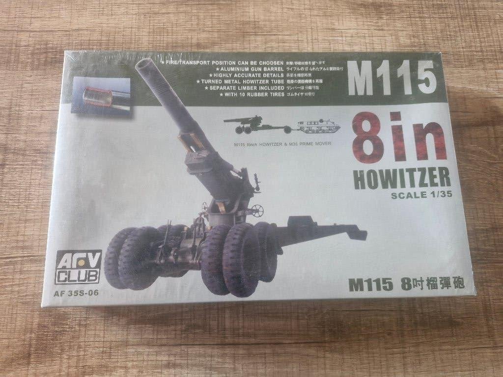AFV 1/35 M115 8Inch Howitzer, Overige merken, 1:32 tot 1:50, Overige typen, Nieuw