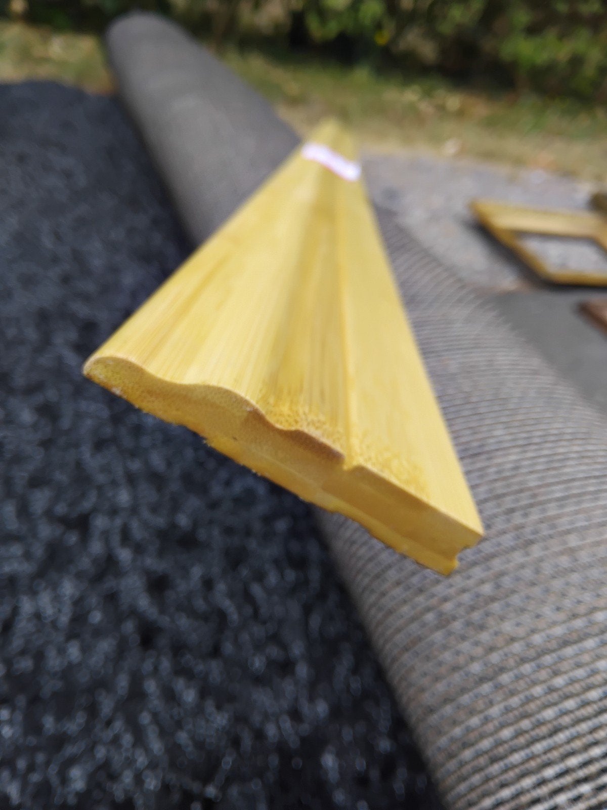 plinthes moulurées bambou vernis, Doe-het-zelf en Bouw, Plinten en Afwerking, Plinten