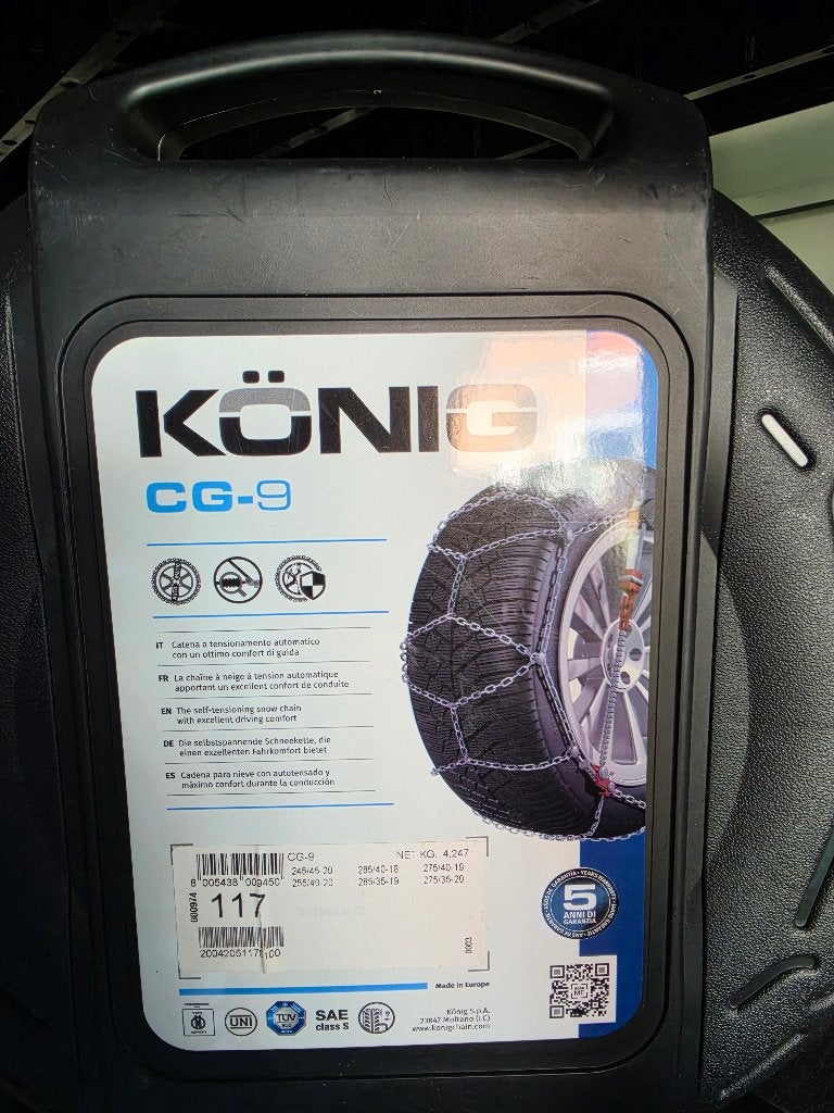 König / Thule CG-9 117 sneeuwkettingen (nooit gebruikt), Auto diversen, Ophalen, Nieuw