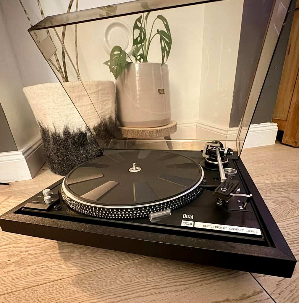 Dual 604 Electronic Direct Drive & Grado Excellent état, Enlèvement, Comme neuf, Dual