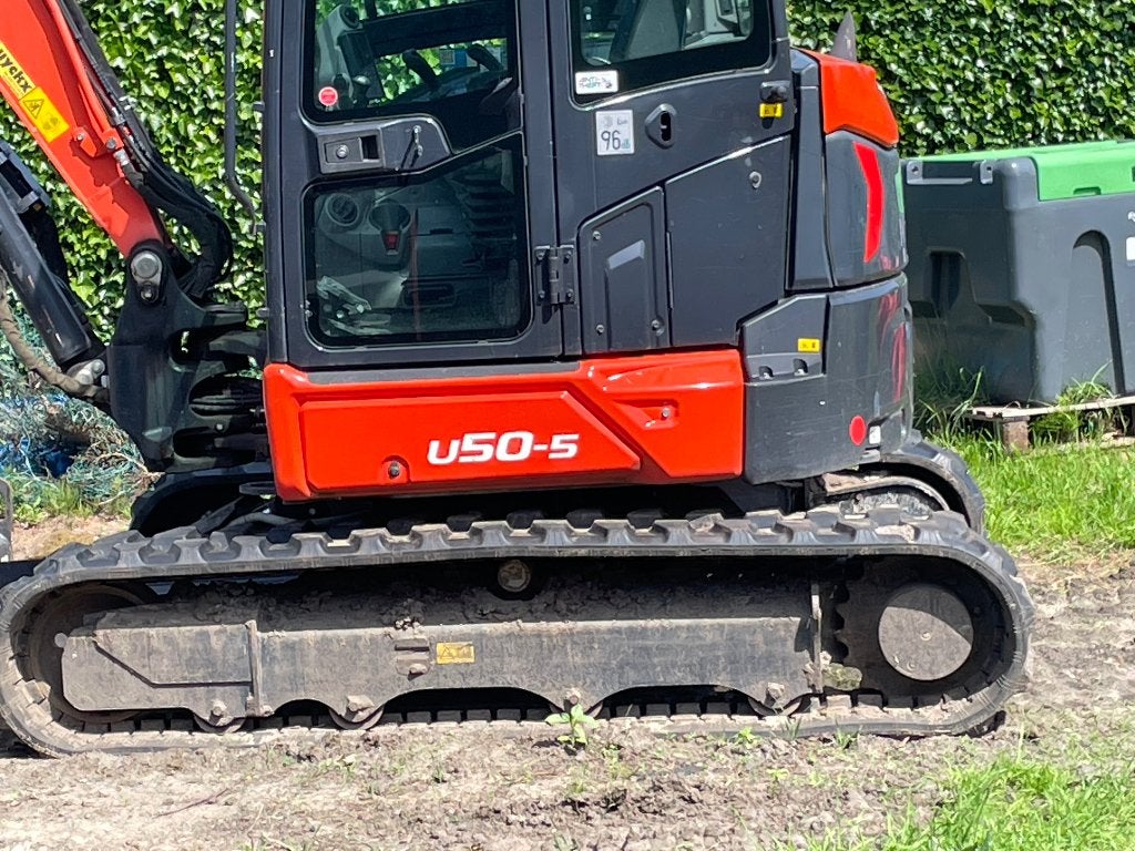 Rupsbanden Kubotakraan u50-5, Zakelijke goederen, Machines en Bouw | Kranen en Graafmachines, Ophalen, Kraan