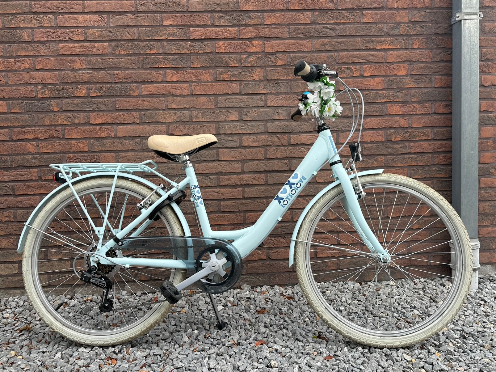 Meisjes kinderfiets, Fietsen en Brommers, Ophalen, 24 inch, Velgrem, Versnellingen