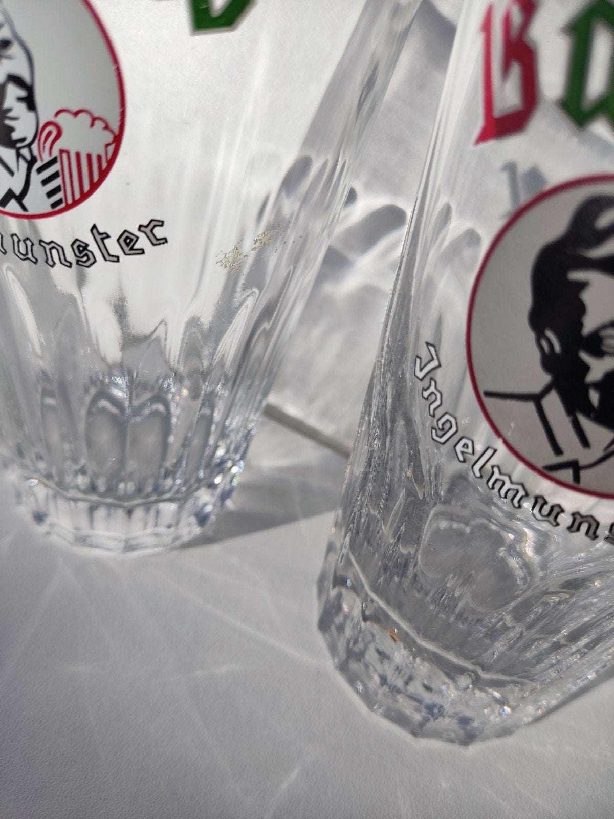 deuxième set de 2 verres à bière Bacchus 25cl - Br, Enlèvement, Comme neuf, Verre ou Verres, Autres marques