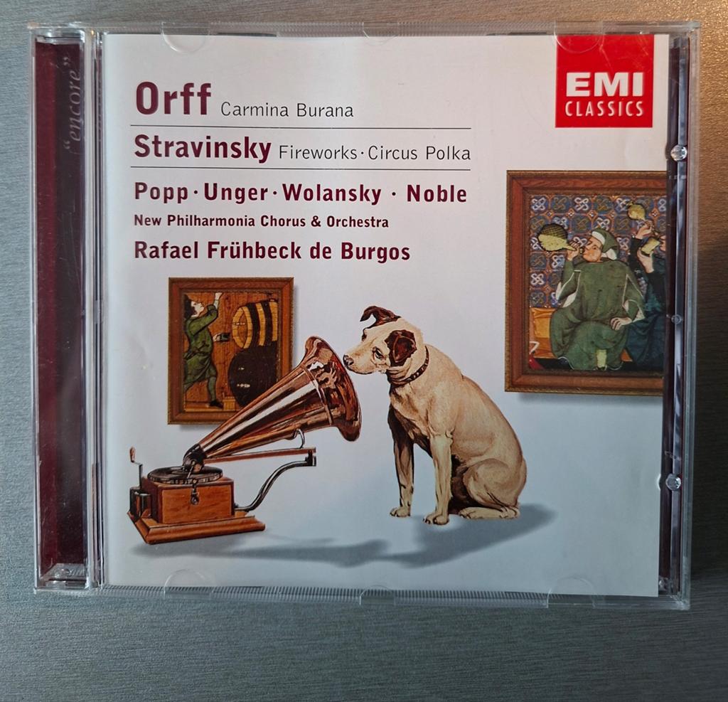 CD. Orff/Stravinski. (EMI Classics)., CD & DVD, CD | Classique, Enlèvement ou Envoi