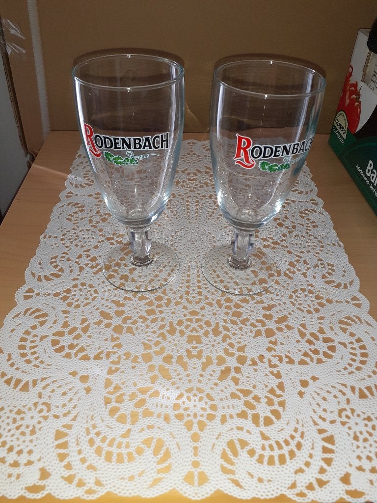 Verres RODENBACH (lot de 2 verres), Collections, Enlèvement, Neuf, Verre ou Verres, Autres marques