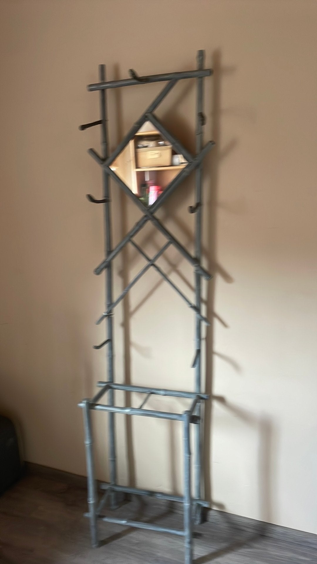 Porte manteau en bambou, Ophalen, Overige materialen, Gebruikt, Staande kapstok
